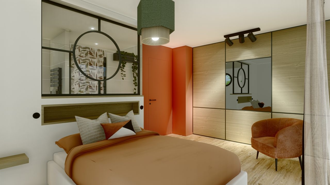 Rénovation d'une chambre avec salle de bains