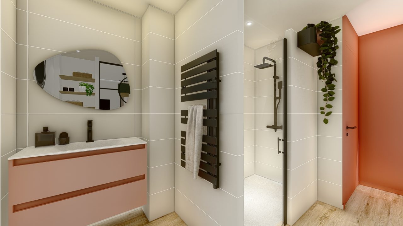 Rénovation d'une chambre avec salle de bains