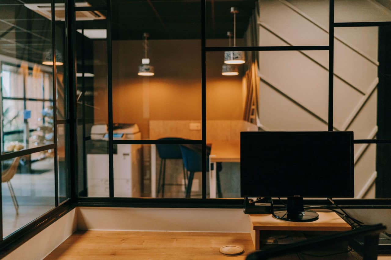 bureau verrière showroom