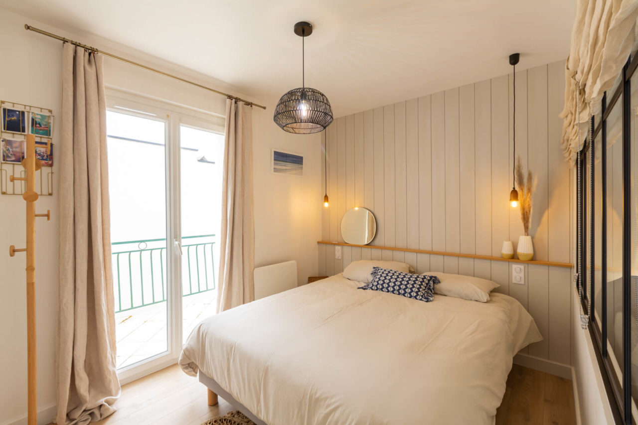 chambre parentale style bord de mer